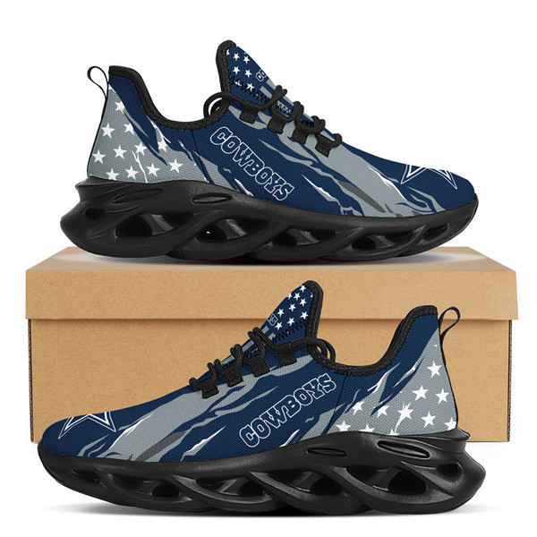 Men's Dallas Cowboys Flex Control Sneakers 009 - Click Image to Close